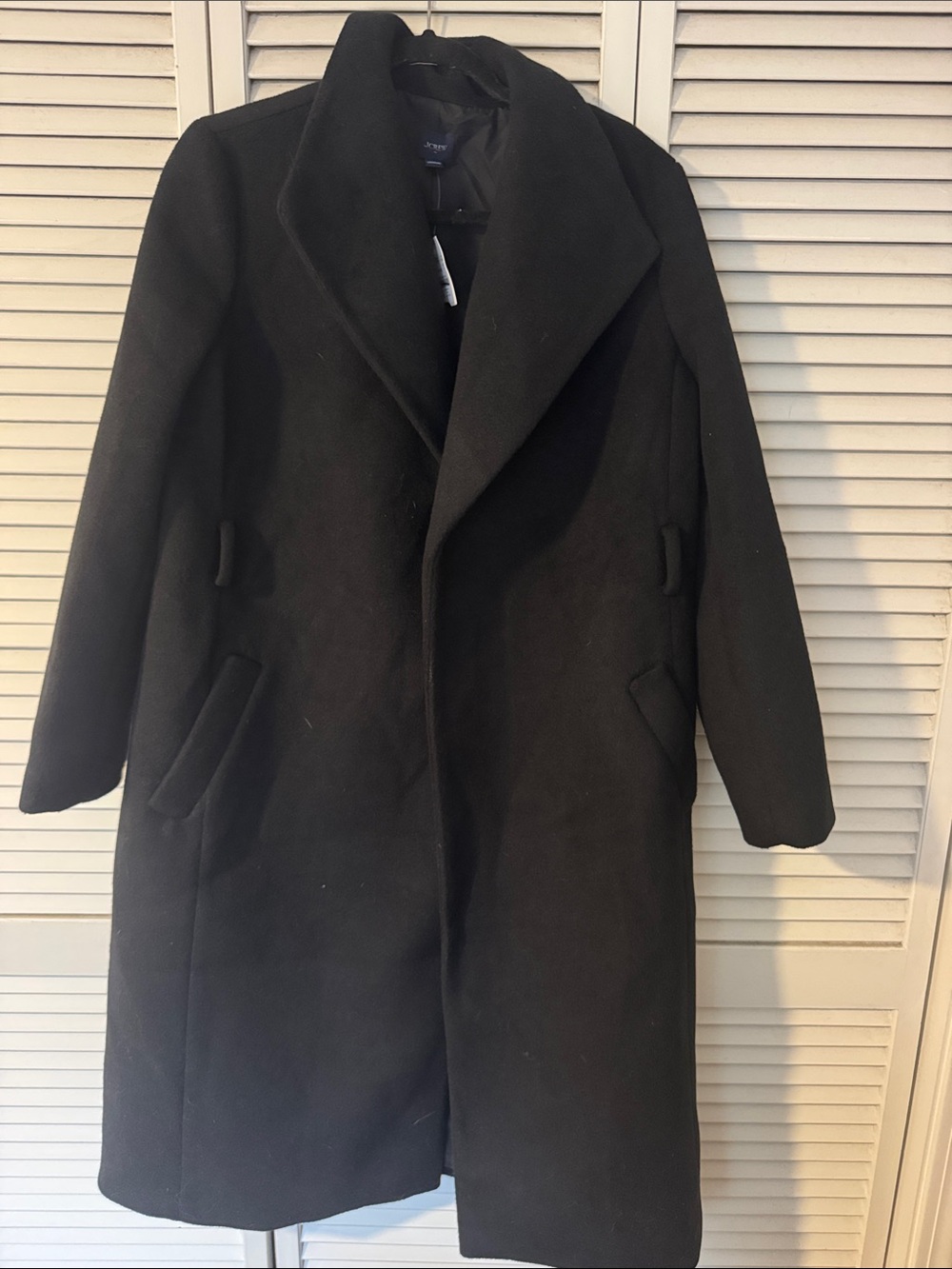 Jcrew Black Long Women's Coat